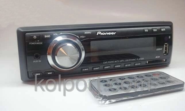 Автомагнітоли "Pioneer" FM, SD, USB, AUX роз'ємом + Пульт ДУ від компанії Інтернет-магазин "Tovar-plus. Com. Ua" - фото 1