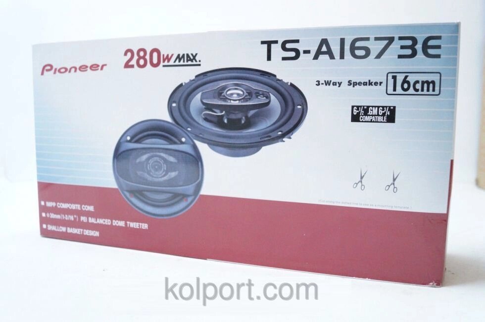 Автомобільні колонки Pioneer TS-1673 16 СМ, аудіотехніка, аксесуари в салон авто, електроніка, автозвук, кол від компанії Інтернет-магазин "Tovar-plus. Com. Ua" - фото 1