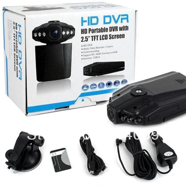 Автомобільний відеореєстратор HD DVR Portable DVR 32 GB with 2.5 TFT LCD Screen від компанії Інтернет-магазин "Tovar-plus. Com. Ua" - фото 1