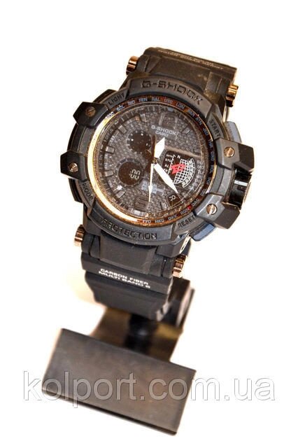 Багатофункціональний годинник Casio G-Shock GPW-1000 (чорні з золотим), наручні, Карцева, спортивні, чоловічі від компанії Інтернет-магазин "Tovar-plus. Com. Ua" - фото 1