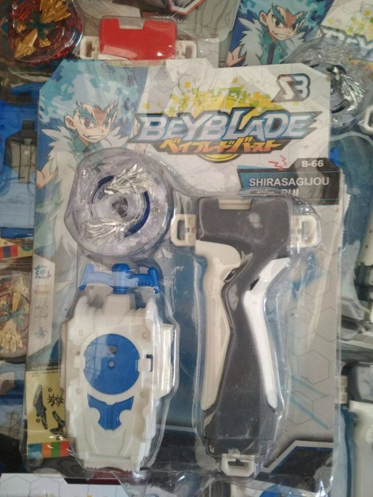 Beyblade S3 блістер Луінор Ескалібур (зі шнурком і ручкою) від компанії Інтернет-магазин "Tovar-plus. Com. Ua" - фото 1