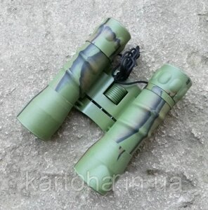 Бінокль Bassell 22х32 camo призма ROOF, компактний + чохол, зручний в експлуатації + чохол для туризму