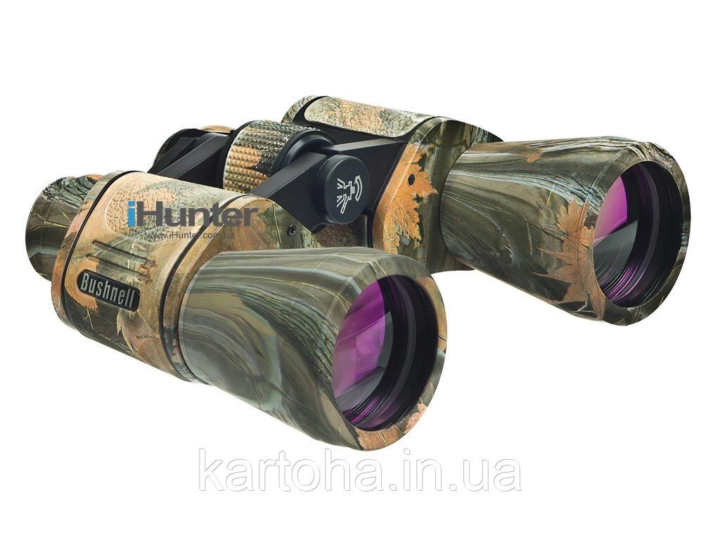 Бінокль BUSHNELL 20x50 Mossy OAK ударостійкий, водостійкий, лінза відмінної якості + чохол корпус прогумований від компанії Інтернет-магазин "Tovar-plus. Com. Ua" - фото 1