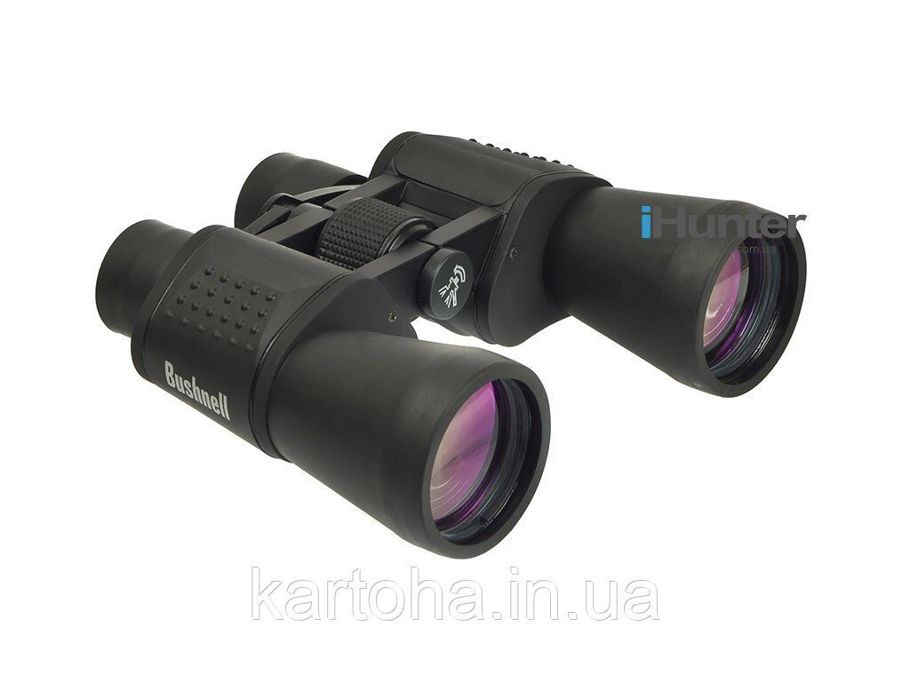 Бінокль BUSHNELL 20x50 ударостійкий, водостійкий, лінза відмінної якості + чохол корпус прогумований від компанії Інтернет-магазин "Tovar-plus. Com. Ua" - фото 1