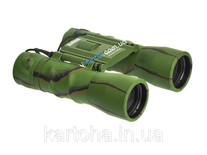 Бінокль BUSHNELL 22x32 хакі ударостійкий водостійкий компактний лінза якість чохол корпус прогумований від компанії Інтернет-магазин "Tovar-plus. Com. Ua" - фото 1