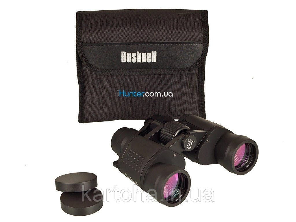 Бінокль BUSHNELL 7-21x40 протитуманні лінзи ударостійкий водостійкий чохол корпус прогумований + чохол від компанії Інтернет-магазин "Tovar-plus. Com. Ua" - фото 1