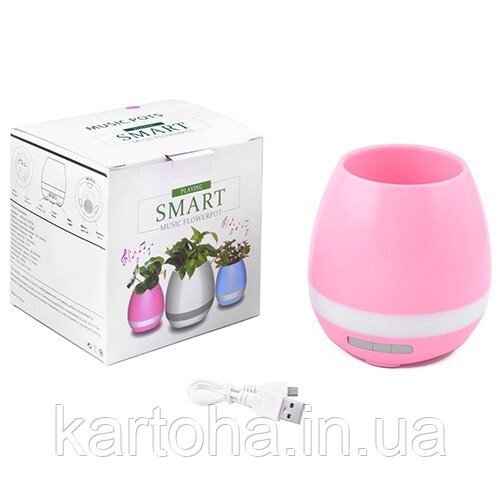 Bluetooth Колонка YX-HP201 Квітковий горщик music pots від компанії Інтернет-магазин "Tovar-plus. Com. Ua" - фото 1