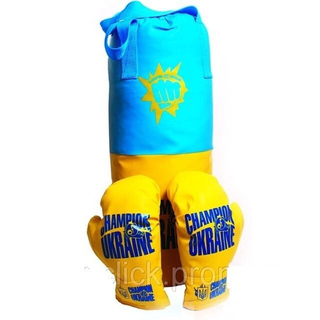 Боксерський дитячий набір Груша і рукавички від компанії Інтернет-магазин "Tovar-plus. Com. Ua" - фото 1