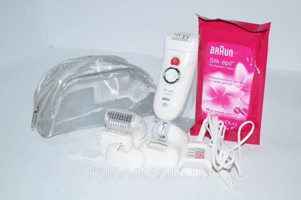 Braun 7681 Silk-epil Xpressive, безпечне видалення волосся, епілятори, жіночі бритви, електробритва від компанії Інтернет-магазин "Tovar-plus. Com. Ua" - фото 1