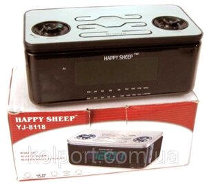 Годинники Happy Sheep YJ 8118 з радіоприймачем, мережеві, настільний годинник, електронні, для будинку