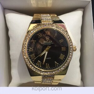 Годинники наручні ROLEX BLACK N21, жіночі наручні годинники, чоловічі, годинник Ролекс