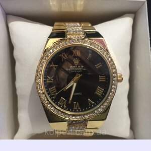 Годинники наручні ROLEX BLACK N21, жіночі наручні годинники, чоловічі, годинник Ролекс