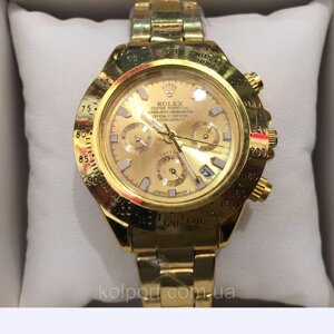 Годинники наручні ROLEX DAYTONA GOLD NEW, жіночі наручні годинники, чоловічі, годинник Ролекс