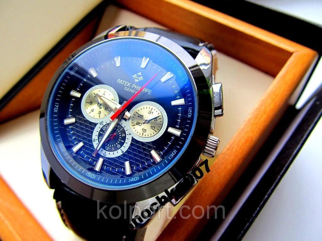 ЧОЛОВІЧІ ГОДИННИК PATEK PHILIPPE кварцові, чоловічі наручні годинники Patek Philippe купити від компанії Інтернет-магазин "Tovar-plus. Com. Ua" - фото 1