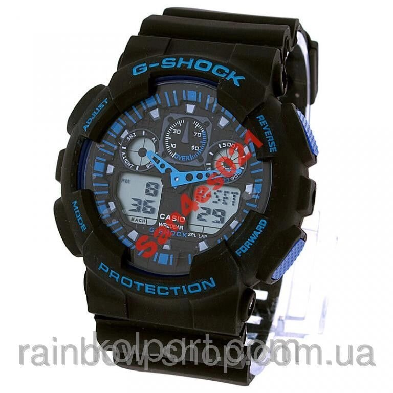 Чоловічі годинники Casio G-Shock GA 100 Дешевше немає! ЗНИЖКА! ЯКІСТЬ! КУПИТИ! від компанії Інтернет-магазин "Tovar-plus. Com. Ua" - фото 1