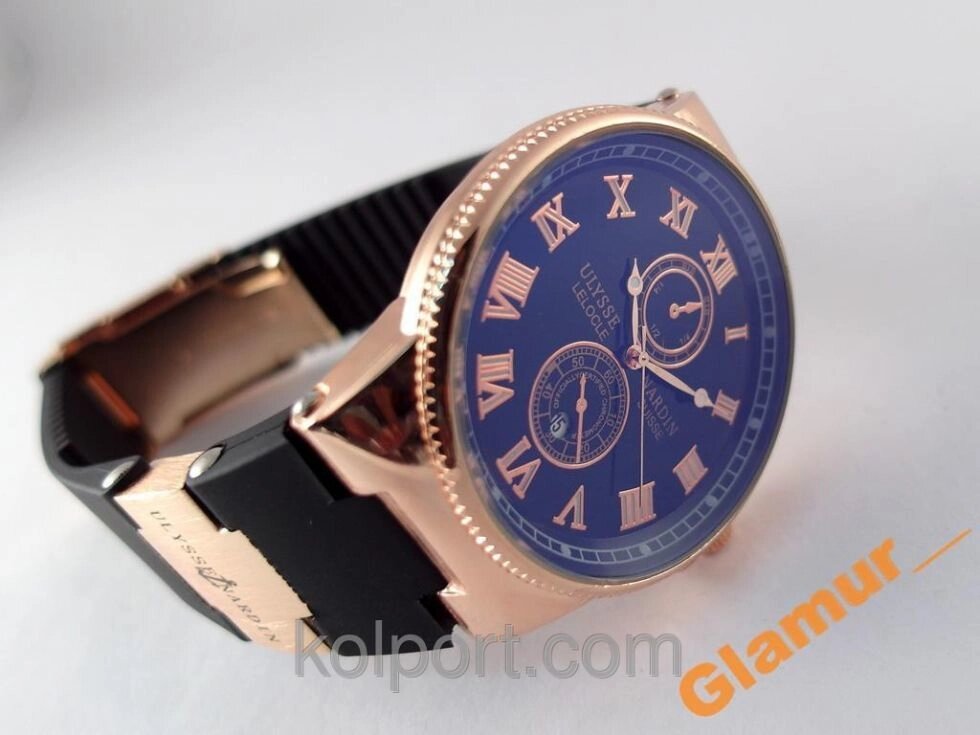 Чоловічі годинники Ulysse Nardin під Rolex - Le Locle - 2 кольори, оригінальна застібка від компанії Інтернет-магазин "Tovar-plus. Com. Ua" - фото 1