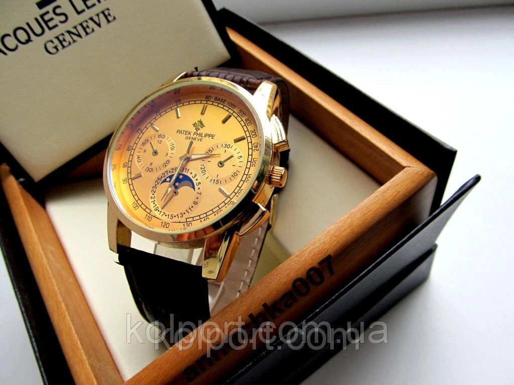 Чоловічі кварцові годинники PATEK PHILIPPE під Rolex (Ролекс), чоловічий наручний годинник Patek Philippe купити від компанії Інтернет-магазин "Tovar-plus. Com. Ua" - фото 1
