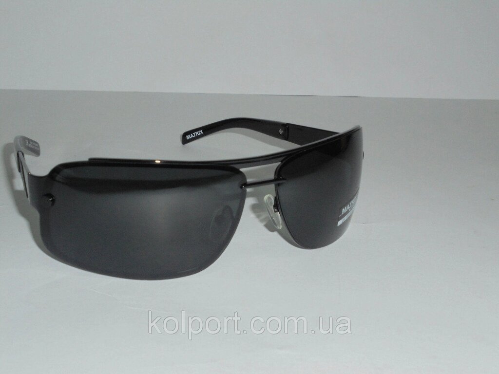 Чоловічі сонцезахисні окуляри Matrix 6611, строгі, модний аксесуар, окуляри, чоловічі, якість, прямокутні від компанії Інтернет-магазин "Tovar-plus. Com. Ua" - фото 1