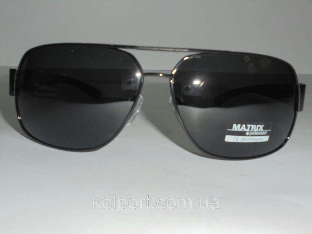 Чоловічі сонцезахисні окуляри Matrix 6613, строгі, модний аксесуар, окуляри, чоловічі, якість, прямокутні від компанії Інтернет-магазин "Tovar-plus. Com. Ua" - фото 1