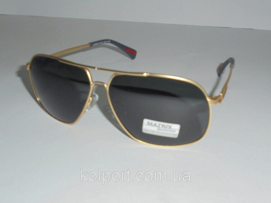 Чоловічі сонцезахисні окуляри Matrix 6625, строгі, модний аксесуар, окуляри, чоловічі, якість, прямокутні від компанії Інтернет-магазин "Tovar-plus. Com. Ua" - фото 1