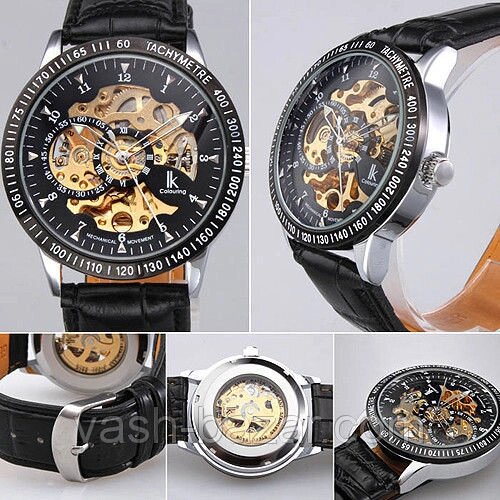 Чоловічу механічний годинник Winner Black від компанії Інтернет-магазин "Tovar-plus. Com. Ua" - фото 1