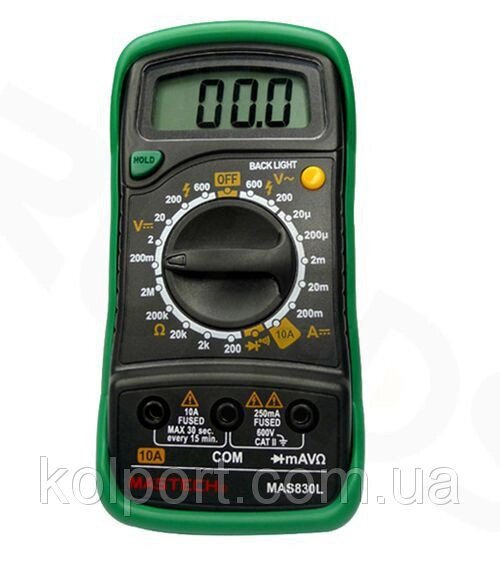 Цифровий вимірювальний прилад Мультиметр 830L від компанії Інтернет-магазин "Tovar-plus. Com. Ua" - фото 1