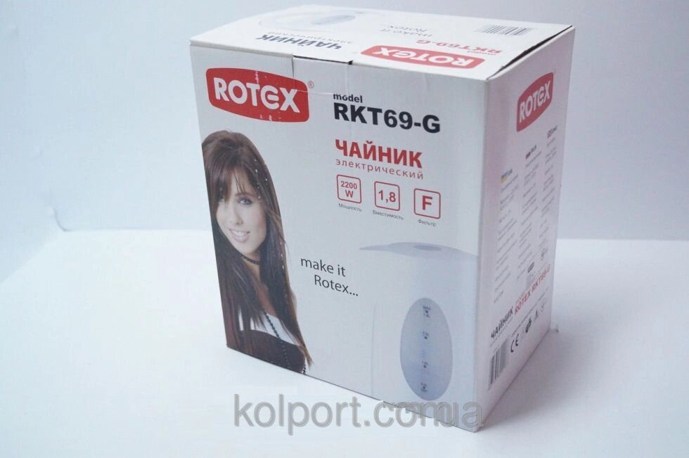 Дисковий чайник Rotex RKT-69-G, кухонна техніка, товари для кухні, електрочайник від компанії Інтернет-магазин "Tovar-plus. Com. Ua" - фото 1