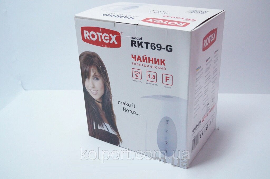 Дисковий чайник Rotex RKT-69-G, кухонна техніка, товари для кухні, електрочайник від компанії Інтернет-магазин "Tovar-plus. Com. Ua" - фото 1