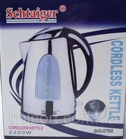 Дисковий електро чайник Schtaiger SHG-97050 від компанії Інтернет-магазин "Tovar-plus. Com. Ua" - фото 1