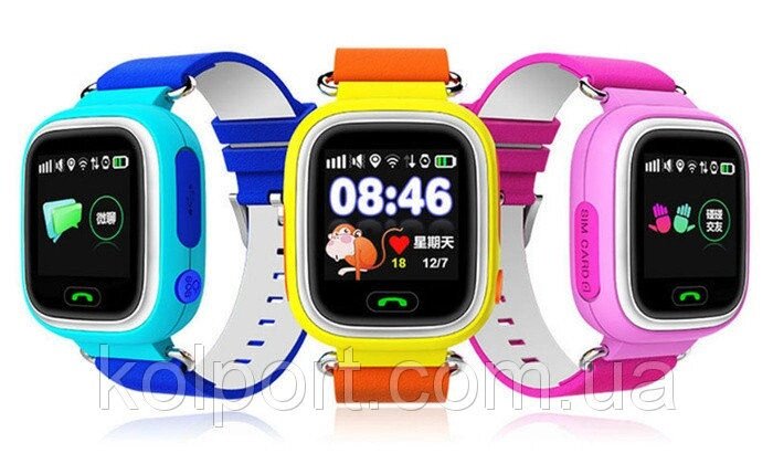 Дитячі смарт годинник Smart Baby Watch Q90 від компанії Інтернет-магазин "Tovar-plus. Com. Ua" - фото 1