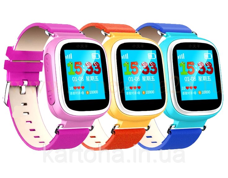 Дитячі смарт розумні годинник Smart Baby Watch Q70 визначення місцезнаходження, дзвінки, смс, інтернет від компанії Інтернет-магазин "Tovar-plus. Com. Ua" - фото 1