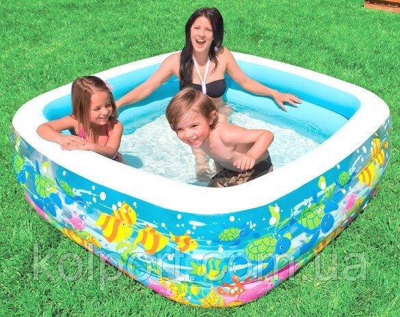 Дитячий надувний басейн Intex 57471 Блакитна лагуна від компанії Інтернет-магазин "Tovar-plus. Com. Ua" - фото 1