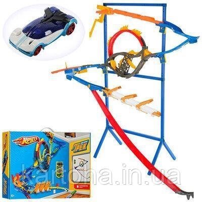 Дитячий настінний трек ML-32461на стійці аналог Hot Wheels від компанії Інтернет-магазин "Tovar-plus. Com. Ua" - фото 1