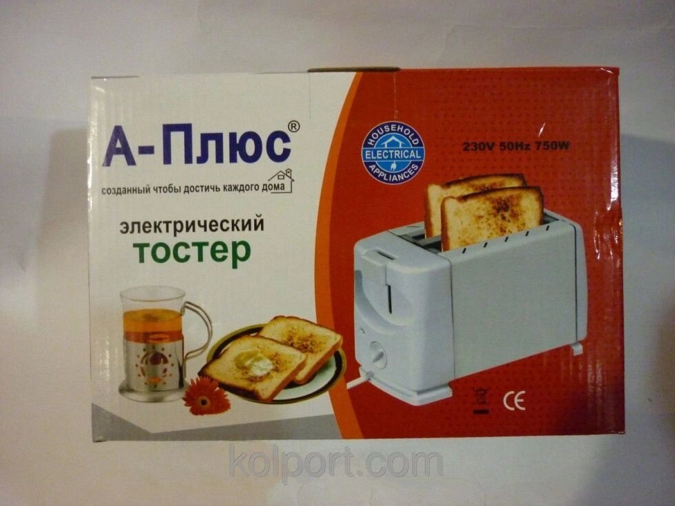 Двухслотовий тостер А-Плюс 2031 від компанії Інтернет-магазин "Tovar-plus. Com. Ua" - фото 1