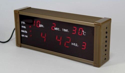 Електронні Led Годинники ZX 13 M, настільні, годинник для будинку, будильник від компанії Інтернет-магазин "Tovar-plus. Com. Ua" - фото 1