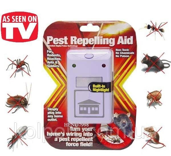 Електронний відлякувач гризунів Riddex Pest Repelling Aid від компанії Інтернет-магазин "Tovar-plus. Com. Ua" - фото 1