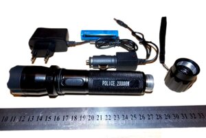 Електрошокер 1102 Police Scorpion (Посилений 2017 року), знімних акумулятора (запасний акумулятор + чохол)