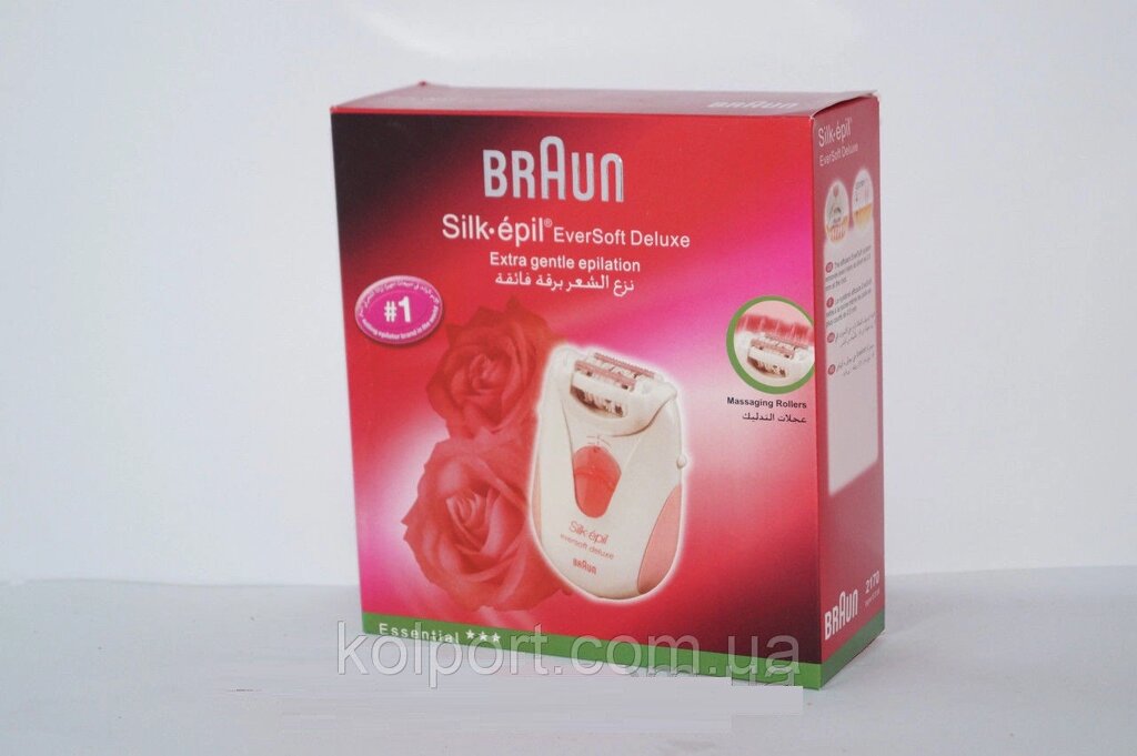 Епілятор Braun 2170 Silk-epil EverSoft, епілятори, жіночі бритви, електробритва, краса і здоров'я від компанії Інтернет-магазин "Tovar-plus. Com. Ua" - фото 1