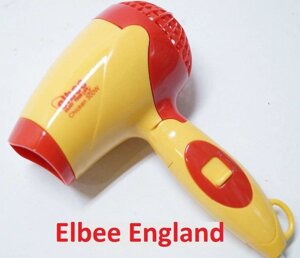 Фен для волосся складаний міні (дорожній, дитячий) Elbee 300W + гребінець і чохол в подарунок