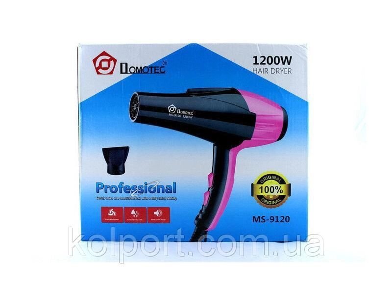 Фен для волосся Domotec MS 9120 від компанії Інтернет-магазин "Tovar-plus. Com. Ua" - фото 1