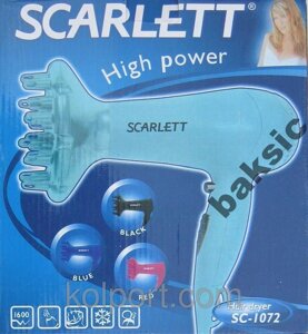 Фен Scarlett SC-1072, 1600Вт