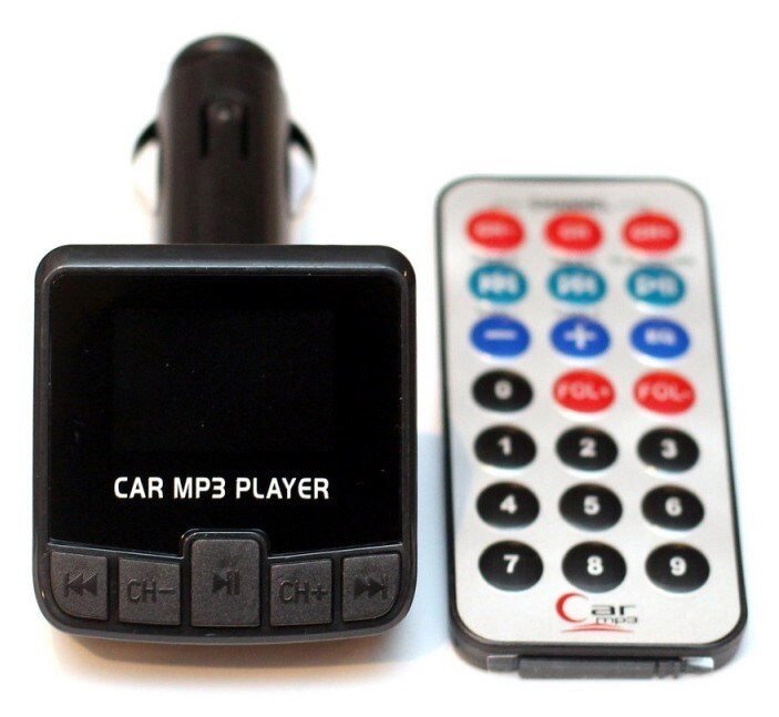 FM модулятор 853 з USB SD AUX пультом від компанії Інтернет-магазин "Tovar-plus. Com. Ua" - фото 1