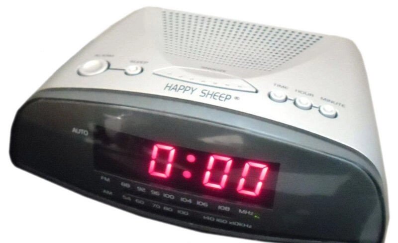 Годинники мережеві YJ-9905 з ФМ радіо, настільний годинник, годинник для будинку від компанії Інтернет-магазин "Tovar-plus. Com. Ua" - фото 1