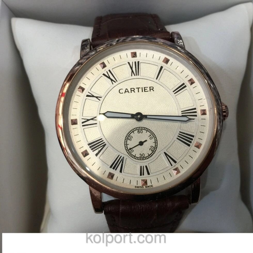 Годинники наручні Cartier №1, чоловічий годинник, механічні годинники, наручні годинники, кварцові годинники Картьє, механічні від компанії Інтернет-магазин "Tovar-plus. Com. Ua" - фото 1