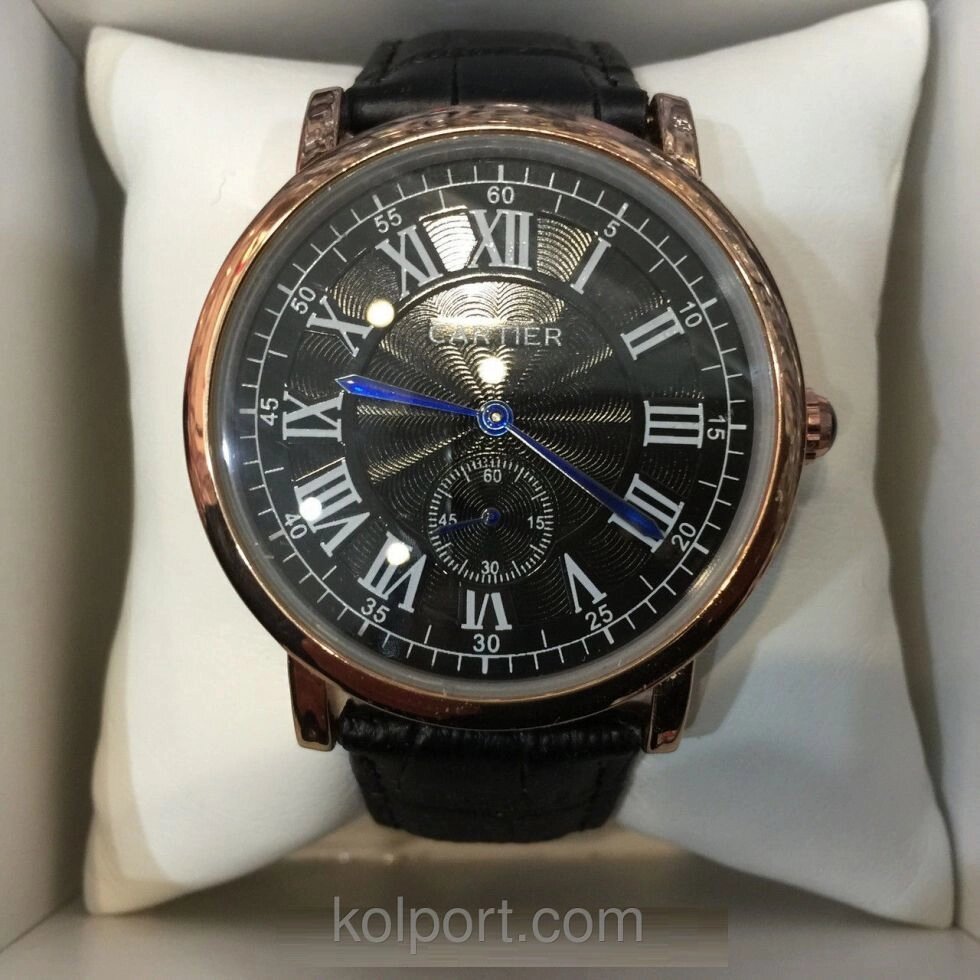 Годинники наручні Cartier №5, чоловічий годинник, механічні годинники, наручні годинники, кварцові годинники Картьє, механічні від компанії Інтернет-магазин "Tovar-plus. Com. Ua" - фото 1