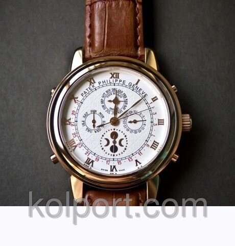 Годинники наручні Patek Philippe Sky Moon Gold, жіночий годинник, механічні годинники, наручні годинники, кварцові годинники від компанії Інтернет-магазин "Tovar-plus. Com. Ua" - фото 1