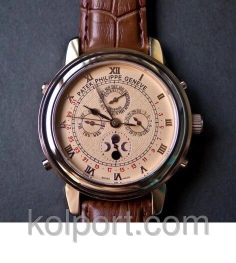 Годинники наручні PATEK PHILIPPE SKY MOON TOURBILLON, чоловічий годинник, механічні годинники, наручні годинники, Патек Філіп від компанії Інтернет-магазин "Tovar-plus. Com. Ua" - фото 1