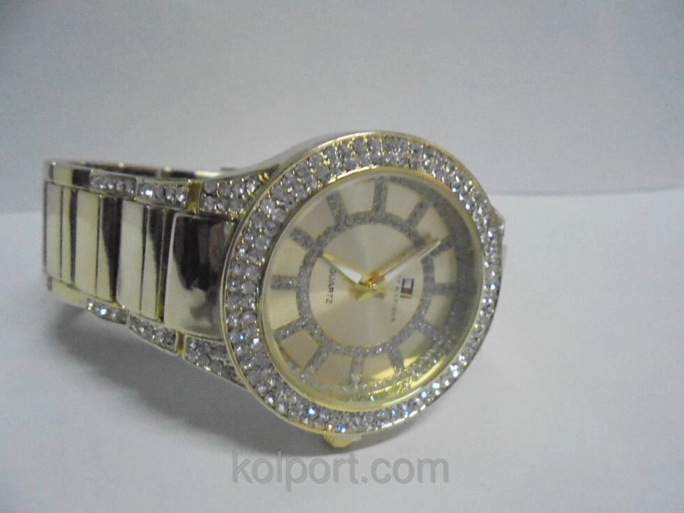 Годинники наручні жіночі Tommy Hilfiger (золото), годинники наручні Hilfiger, жіночі наручні годинники, чоловічі годинники від компанії Інтернет-магазин "Tovar-plus. Com. Ua" - фото 1