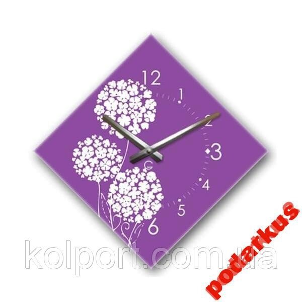 Годинники настінні Ніжний фіолет від компанії Інтернет-магазин "Tovar-plus. Com. Ua" - фото 1