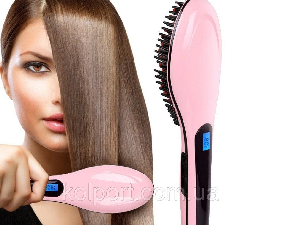 Гребінець-випрямляч Fast Hair Straightener від компанії Інтернет-магазин "Tovar-plus. Com. Ua" - фото 1